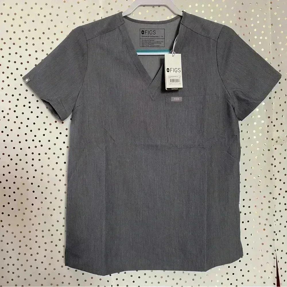 Catarina One-Pocket Scrub Top